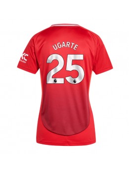 Manchester United Manuel Ugarte #25 Zenski Domaci Dres 2024-25 Kratak Rukavima